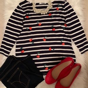 J Crew Cherry Shirt size small 🍒